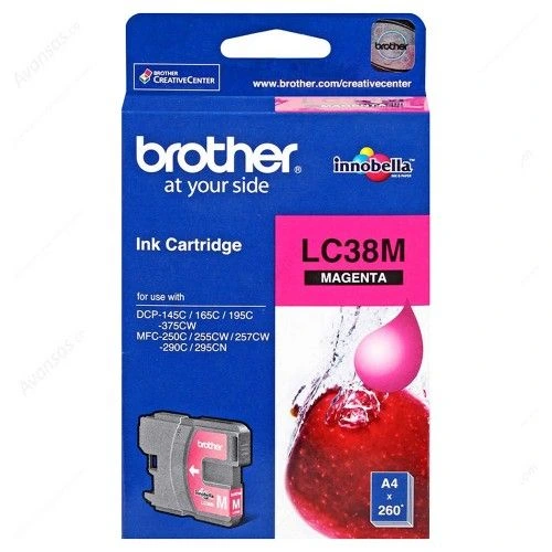 Brother LC38M Ink Magenta