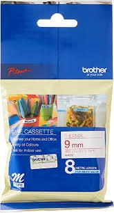 Brother M-K222 Red on White 9mm Label Printer Tape