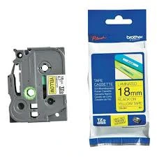 Brother TZE-641 18mm Black on Yellow Label Tape