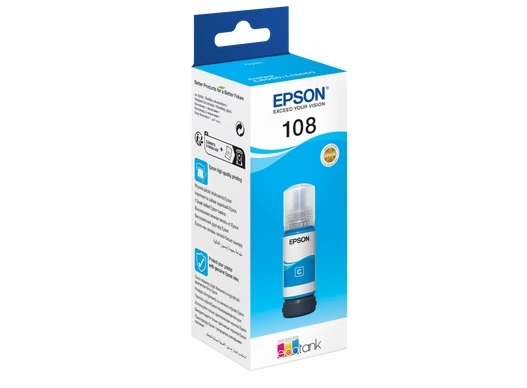 Epson 108 EcoTank Cyan Ink