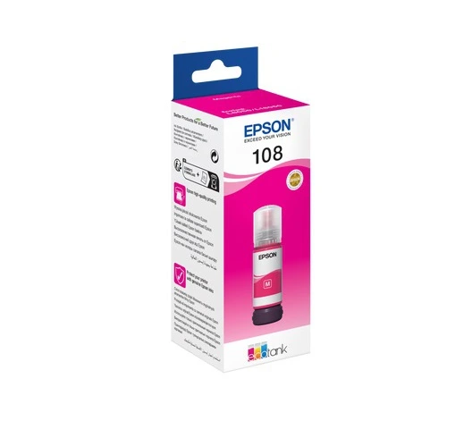 Epson 108 EcoTank Magenta Ink