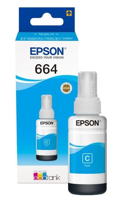 Epson 664 EcoTank Cyan Ink