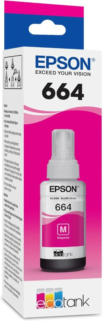 Epson 664 EcoTank Magenta Ink