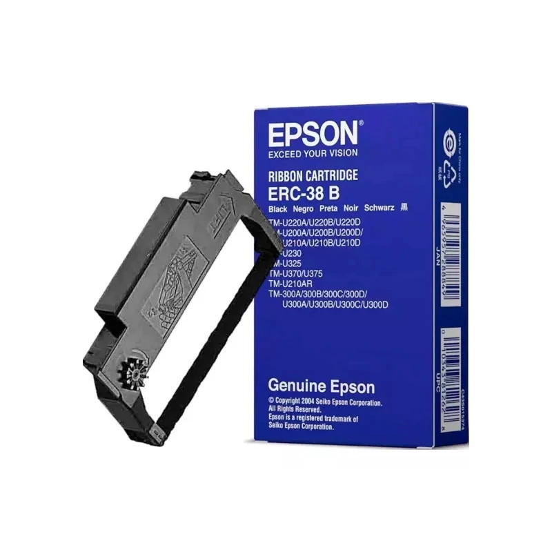 Epson ERC-38-B Black Cartridge Ribbon