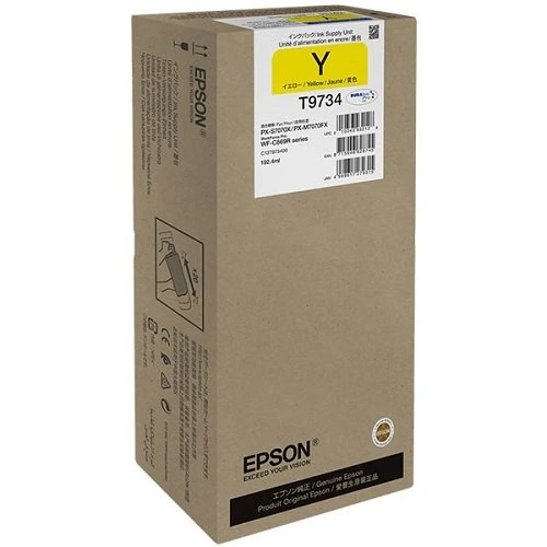Epson T9734 Yellow XL Ink Cartridge for WF-C869R Series (C13T973400)